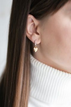 Сережки з медичного золота S361 S361 - 1 - iriska.com.ua