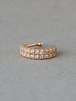 Кафа з фіанітами в золоті S988 S988 - 1 - iriska.com.ua