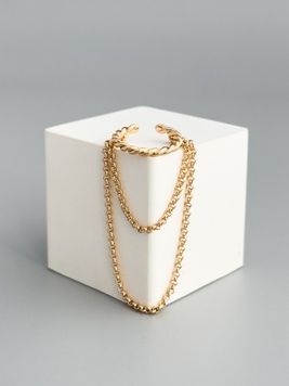 Кафа з ланцюжками в позолоті S1239 - 1 - iriska.com.ua