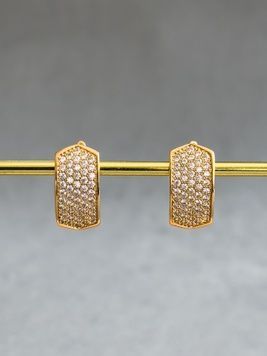 Сережки в камінчиках на англійській застібці S543 S543 - 1 - iriska.com.ua