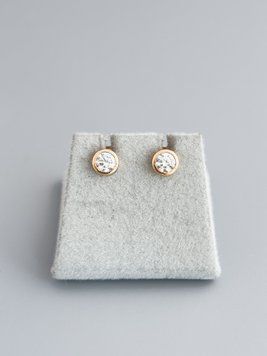 Цвяшки з фіанітами S1242 - 1 - iriska.com.ua