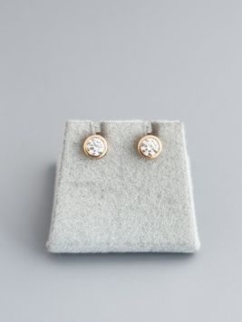 Цвяшки з фіанітами S1242 - 1 - iriska.com.ua