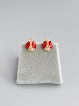 Яскраві дитячі сережки сонечка S1354 - 1 - iriska.com.ua