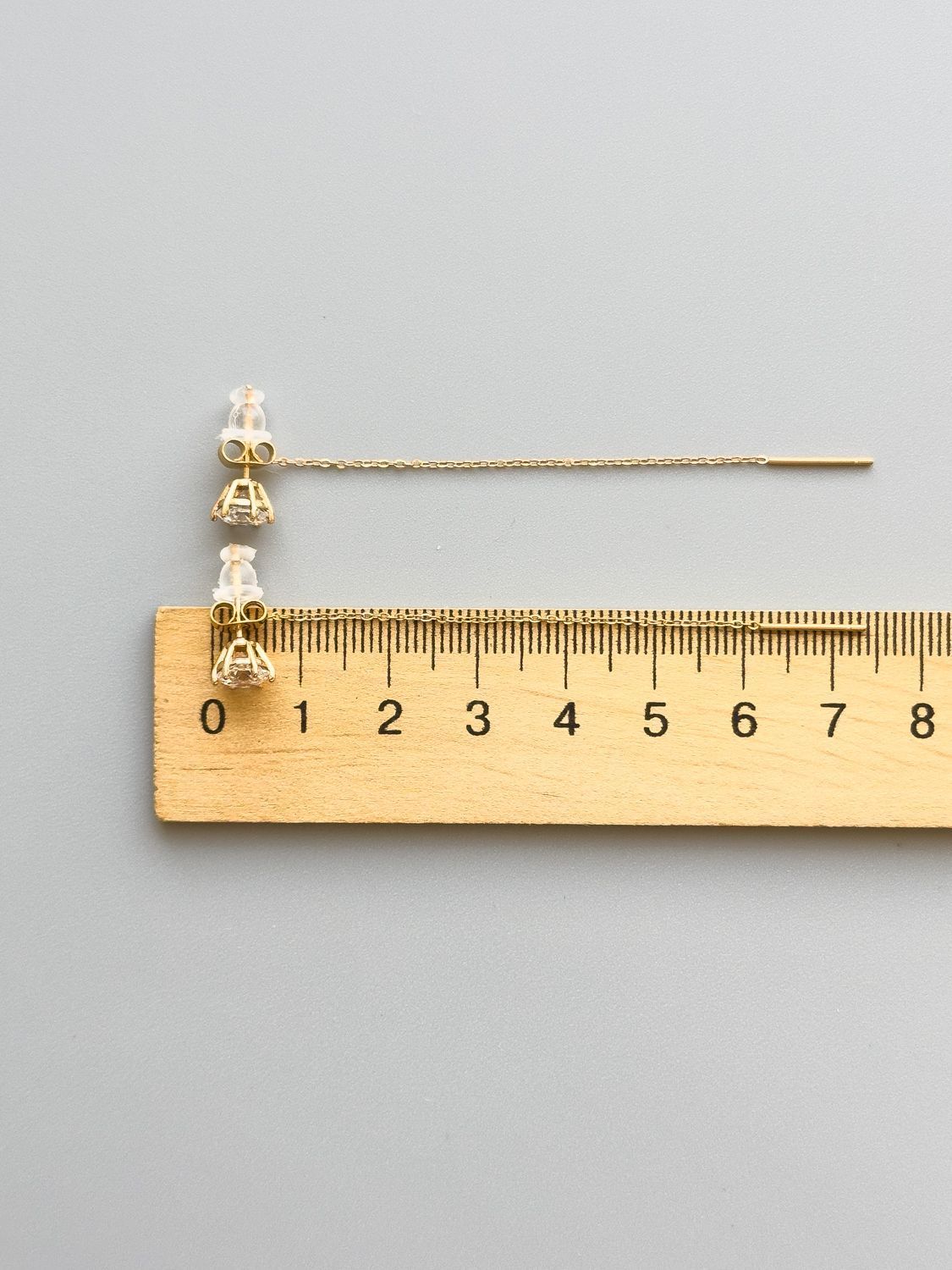 Сережки цвяшки 2 в 1 S1172 - 2 - iriska.com.ua