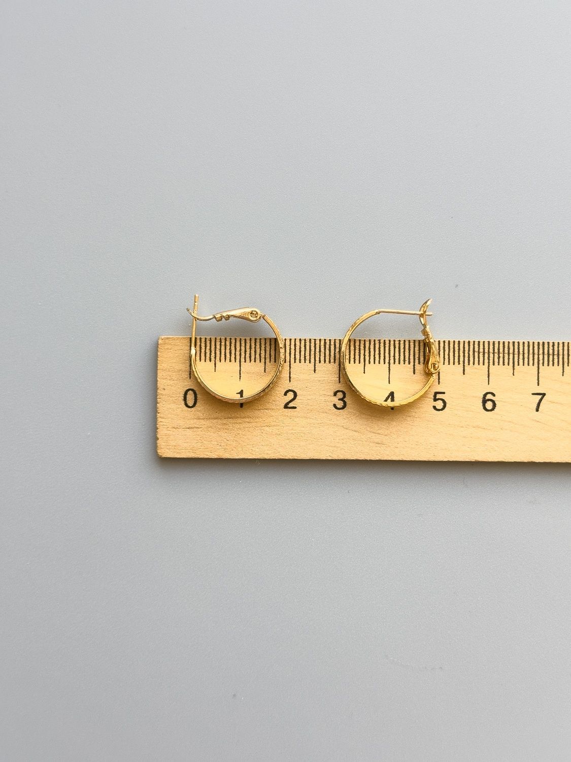 Сережки кільця з різьбленням S1173 - 2 - iriska.com.ua