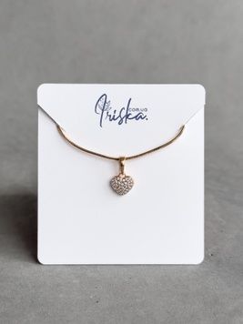 Підвіска мініатюрне серце P08950 - 1 - iriska.com.ua