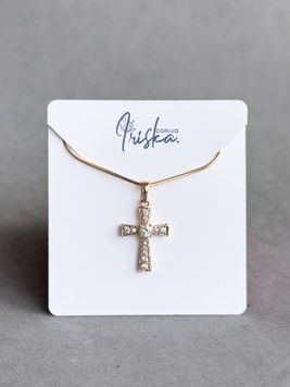 Підвісочка хрестик P08350 - 1 - iriska.com.ua