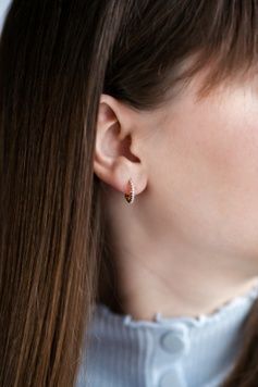Сережки з камінчиками S053 S053 - 1 - iriska.com.ua