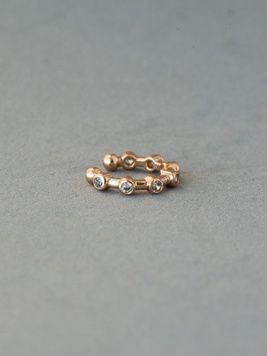 Кафа з фіанітами в золоті S974 S974 - 1 - iriska.com.ua