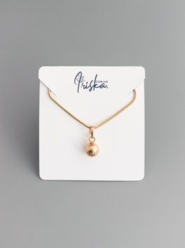 Підвіска з кулькою в золоті P417 - 1 - iriska.com.ua