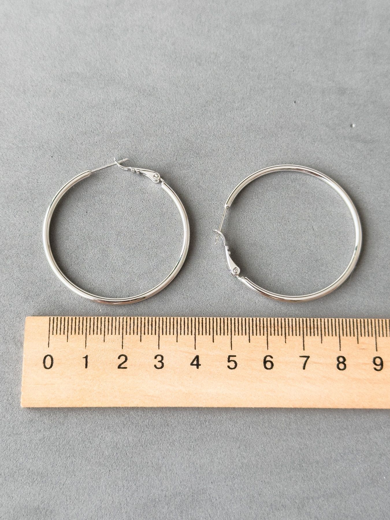 Сережки-кільця в сріблі S148 - 2 - iriska.com.ua