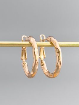Стильні сережки кільця (конго) S498 - 1 - iriska.com.ua