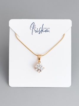 Сяючий кулон в позолоті P482 - 1 - iriska.com.ua