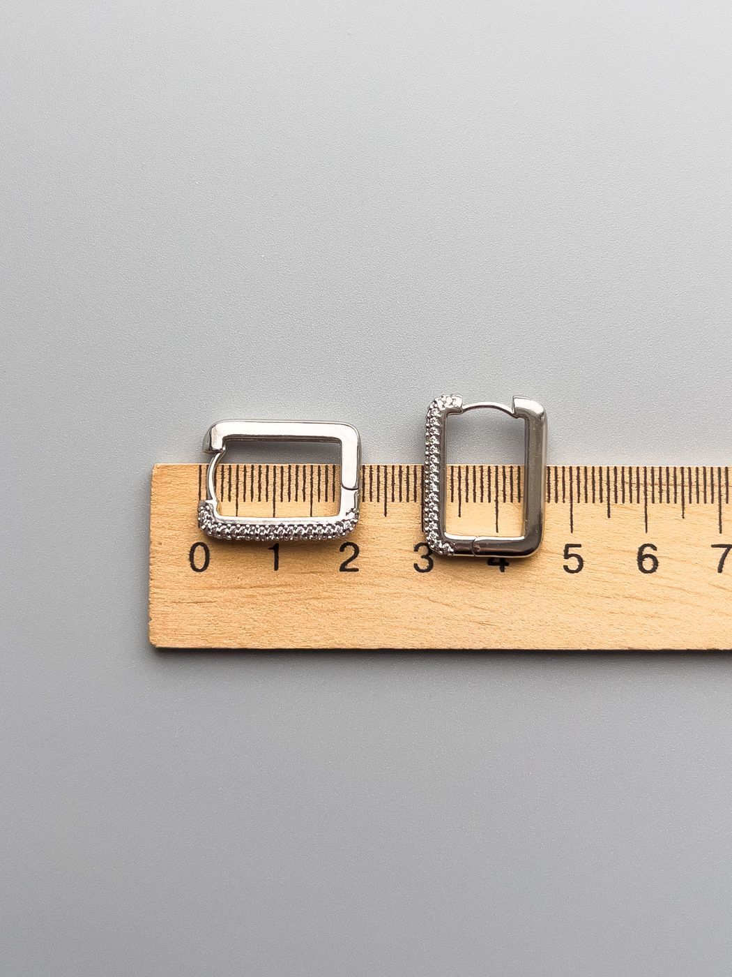 Сережки доріжки прямокутнички S1091 - 2 - iriska.com.ua
