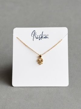Мінімалістична підвіска з медичного золота P12450 - 1 - iriska.com.ua