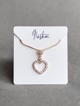 Підвіска в формі серця P10050 - 1 - iriska.com.ua