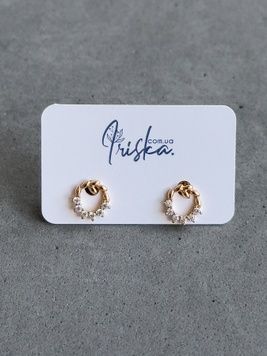 Сережки віночок S432 - 1 - iriska.com.ua