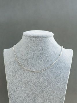 Ланцюжок з кульками в сріблі L023 - 1 - iriska.com.ua