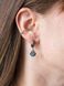 Сережки з медсталі сердечка S822 - 2 - iriska.com.ua