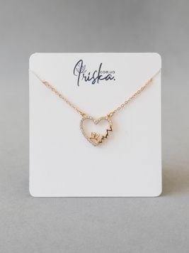 Підвіска Серце з камінчиками P197 - 1 - iriska.com.ua