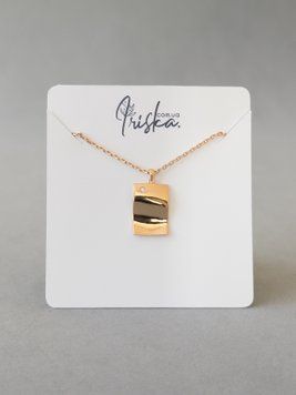 Лаконічна підвіска з медичного золота P198 - 1 - iriska.com.ua