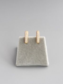 Вишукані сережки доріжки з камінчиками S1366 - 1 - iriska.com.ua