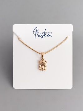 Дитячий кулон ведмедик з медичного золота P33550 - 1 - iriska.com.ua