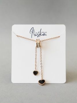 Вишукана підвіска з сердечками P202 - 1 - iriska.com.ua