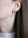 Сережки з фіанітом на англійській застібці S896 S896 - 2 - iriska.com.ua