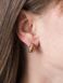 Сережки мушлі в позолоті S659 - 2 - iriska.com.ua