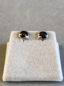 Дитячі сережки їжачки S771 - 1 - iriska.com.ua