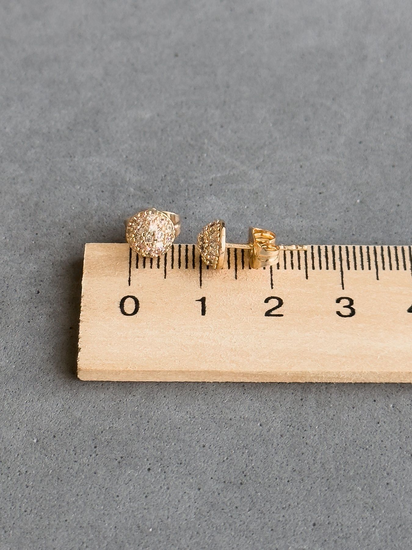 Сережки гвіздочки S401 - 2 - iriska.com.ua