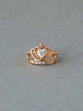 Сережка кафа з медичного золота Корона S972 - 1 - iriska.com.ua