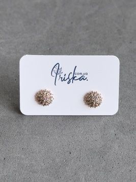 Сережки гвіздочки S401 - 1 - iriska.com.ua