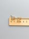 Сережки серденька в камінчиках  S1208 - 2 - iriska.com.ua